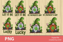 St. Patrick's Day decor png, Patrick gnome png, hippie gnome Product Image 1