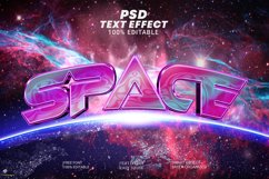 Space 3d Editable Text Effect Style Product Image 1