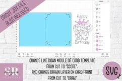 Birthday card insert design| Paper cutting | Cricut Joy svg Product Image 4
