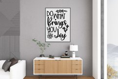 Do What Brings You Joy SVG Cut File - Motivational SVG Product Image 2