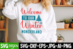Welcome to our Winter Wonderland SVG cut File, Christmas SVG Product Image 1