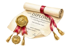 Watercolor Graduation Clipart Collection Bundle Product Image 20