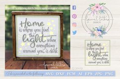 Home Is Where You Find the Light SVG Cut File LL139D Product Image 1