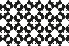 Black and White Modern Style Trellis Tile Pattern Background Product Image 1