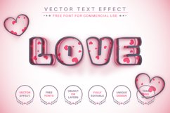 Love Dark - Editable Text Effect, Font Style Product Image 1