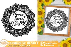 Farmhouse Bundle Mandala, Mandala Bundle, Farmhouse Svg Png Product Image 10