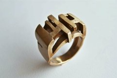 Colorful Abstract geometric ring. Generate Ai Product Image 1