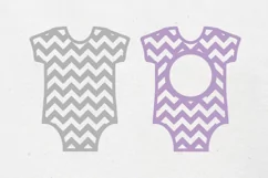 Baby Bodysuit SVG Design Files Product Image 4