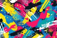 Vibrant Abstract Pop Art Pattern Background Wallpaper Product Image 1
