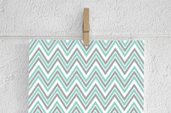 Teal And Grey Patterns Product Image 2