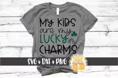 My Kids Are My Lucky Charms - St Patrick's Day SVG PNG DXF Product Image 1