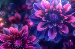 Dahlia Purple Plant Background Wallpaper Product Image 1