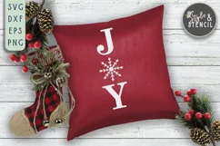 Joy Vertical Porch Sign SVG - PNG, DXF, EPS, SVG, Cut File Product Image 6