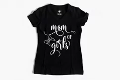 Mom of girls SVG PNG EPS DXF Product Image 4