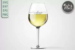Cheers to New Year SVG - PNG, DXF, SVG, EPS, Cut File Product Image 4