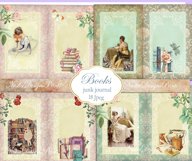 Books Junk Journal Digital Kit, Books Printable Journal Product Image 5