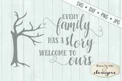 Every Family Has a Story - Family Tree - SVG DXF Files Product Image 2
