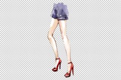 Collection fashion peep watercolor png Product Image 7