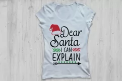 dear santa i can explain svg, christmas svg, santa svg. Product Image 2