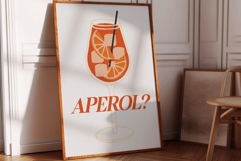 Aperol Print - Bar Cart Decor Product Image 1