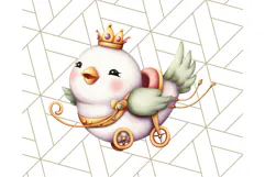 Royal Carriage & Princess Vehicle PNG Clipart for Fairytales Product Image 5
