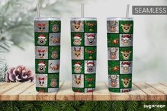 Christmas Glitter Tumbler Sublimation | PNG Bundle | Tumbler Product Image 2