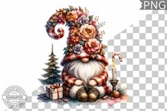 Christmas Gnome Sublimation - Clipart PNG Design Product Image 1