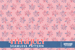 American 4th of July Fireworks Seamless Pattern Bundle Set Product Image 12