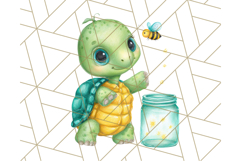 Cute Baby Turtle Clipart, Cute Animals Png Product Image 5