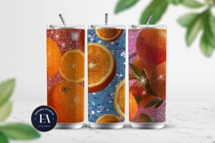 Glitter Orange Pattern | Sparkly Citrus Texture Product Image 2