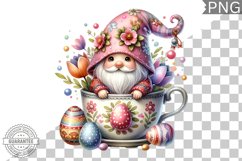 Easter Gnome Sublimation - Clipart PNG Design Product Image 1