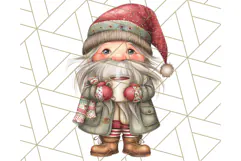 Scandinavian Christmas Gnomes Clipart PNG, Cute Gnome Png Product Image 5