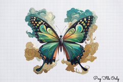 Smoke Butterflies Clipart PNG Product Image 1