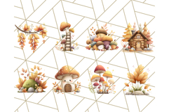 Woodland Forest Scene PNG Clipart, Fall Nature Elements Product Image 5