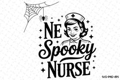 One Spooky Nurse Svg | Halloween Svg | Svg Cut Files Product Image 1