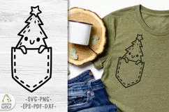 Cute christmas svg Funny christmas t shirt svg Kawaii svg Product Image 1