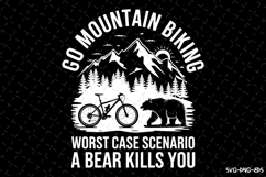 Go Mountain Biking SVG | Rider Svg | SVG Cut Files Product Image 1