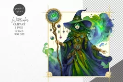 Halloween clipart, Witch clipart, Autumn clipart Product Image 1