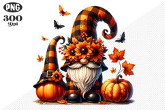 Halloween Gnomes Sublimation - Clipart PNG Design Product Image 1