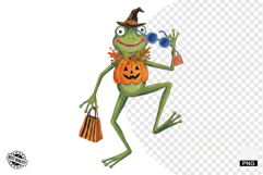 Halloween Frog Clipart Product Image 1