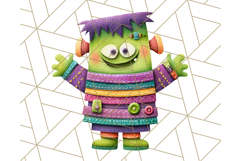 Colorful Halloween Clipart PNG, Cute Kids &amp; Candy Clip Art Product Image 5
