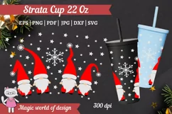 christmas gnome with the stars for Wrap Strata Cup 22 Oz Product Image 1