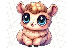 Farm Animals Kawaii Clipart PNG, Cute Barnyard Animal Product Image 5