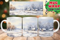 XMAS WINTER SERENITY Sublimation 11oz 15oz Product Image 1