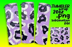 Wild Whimsy: Leopard Print Tumbler Wraps - 20oz Product Image 1