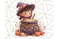 Creepy Carnival Halloween Clipart PNG with Hayride Art Product Image 5