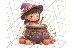 Creepy Carnival Halloween Clipart PNG with Hayride Art Product Image 5