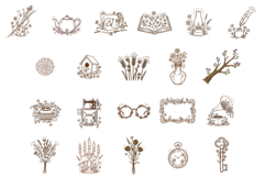 Aesthetic Spring Reading Clipart - Spring Bundle Product Image 7