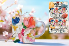 Elegant Floral Mug Patterns: Vibrant Springtime Assortment Product Image 1