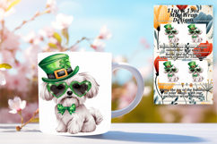 Stylish 11oz Mug Wrap Png Design , St Patrick Product Image 1
